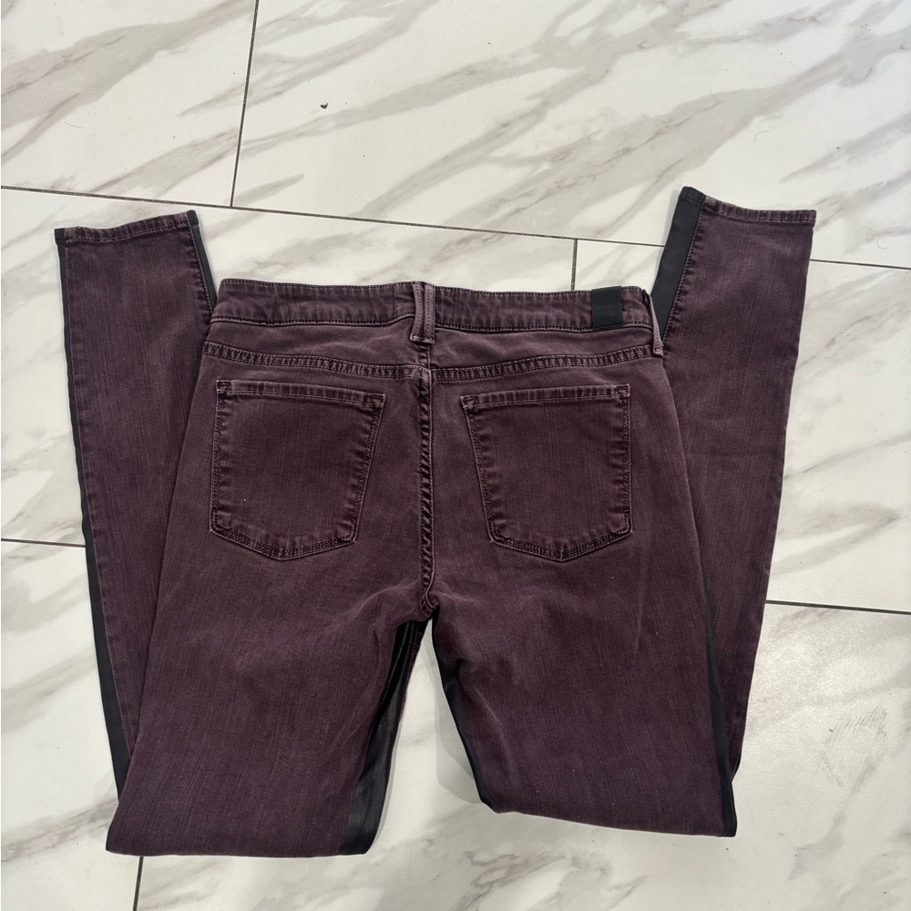 Vince Dylan Skinny Wine Red Jeans Size:27 , Womens - Picture 4 of 16